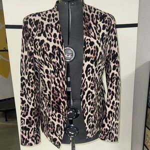 Robert Rodriguez Animal Print Blazer